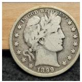 1899 Barber Half Dollar