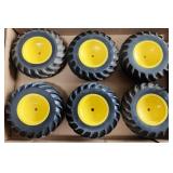 ERTL 1/16 John Deere Tractor Rear Wheels x6