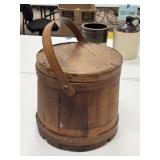 Wood Staved Sugar Bucket