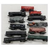 11 pcs S Gauge Rolling Stock