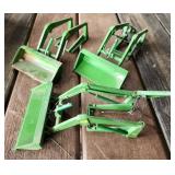 ERTL 1/16 John Deere 48 Loader Buckets x3