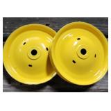 Pair of John Deere Pedal Tractor Front Disc Rims