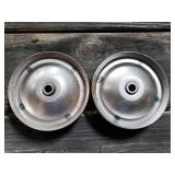 Pair of NOS Unpainted Pedal Tractor Front Disc Rim