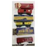 3 - American Flyer Train Cars