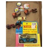 Matchbox and Collector Pins