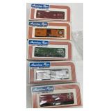 5 - American Flyer S Gauge Box Cars