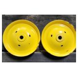 Pair of John Deere Pedal Tractor Front Disc Rims