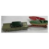 Dinky Lincoln with Boats and Trailer