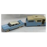 Dinky Plymouth and Camper