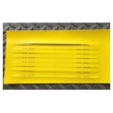 ERTL 1:16 John Deere Tractor Vinyl Decal Sheet