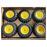 ERTL 1/16 John Deere Tractor Rear Wheels x6