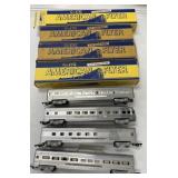 4 - American Flyer Aluminum Coach Cars