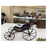 Doll Cradle with Original Stenciling