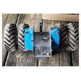 ERTL 1/16 4WD Tractor Rear End Duals Blue Fenders