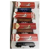 4 - American Flyer S Gauge Train Cars