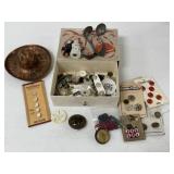Vintage Buttons and Sewing