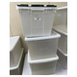 3 - Storage Totes with Lids