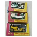 3 - Matchbox Cars