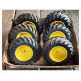 ERTL 1/16 John Deere Tractor Rear Wheels x6