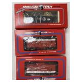 3 - American Flyer Caboose Cars
