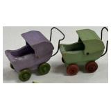 2 - German Doll Strollers
