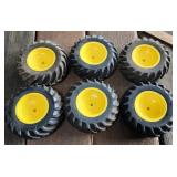 ERTL 1/16 John Deere Tractor Rear Wheels x6