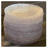 25 - Plastic 8" Salad Plates