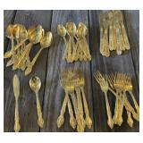 Gold Colored Flatware