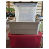 Storage Totes with Lids