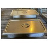 Stainless Food Pans with Lids