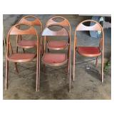5 - Wood Folding Chairs