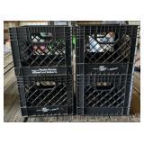 4 - Plastic Dairy Crates