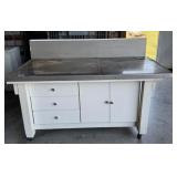 Stainless Top Prep Station