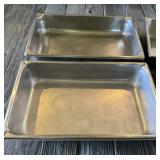 2 - Stainless Food Prep Pans