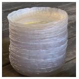 25 - Plastic 8" Salad Plates