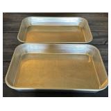 2 - Lincoln Wearever Aluminum Pans