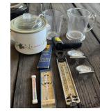 Thermometers and Small Crock Pot