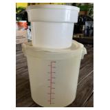 2 - Large Food Storage Tubs