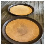 2 - Oval Serving Trays