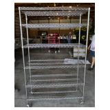 Rolling Chrome Shelf