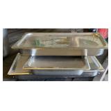 3 - Stainless Pans with Lids