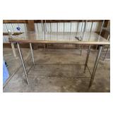 Stainless Prep Table with Can Opener