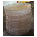 25 - Plastic 8" Salad Plates