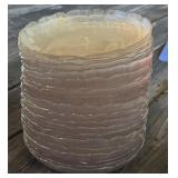 25 - Plastic 8" Salad Plates