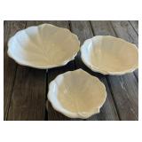 Pottery Cabbage Leaf Bowls