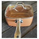 Copper Chef Deep Skillet with Lid