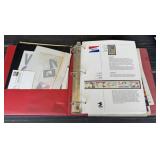 Binder of Uncanceled US Postage