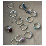 14 - Sterling and 925 Marked Rings