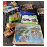 Building Blocks, Puzzles, Trains