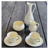 Belleek Cups and Saucers